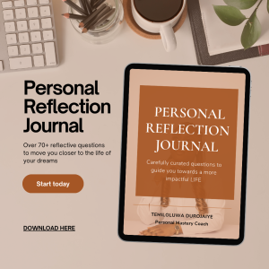 Personal Reflection Journal
